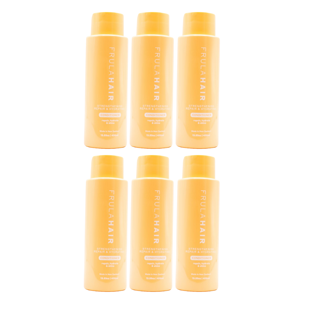 6 Units x Frula Hair 400ml Conditioner Strengthening Repair & Hydrating
