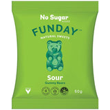12 x Funday Sour Vegan Gummy Bears 50g