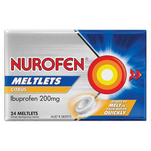 6 x Nurofen Meltlets Citrus PK24