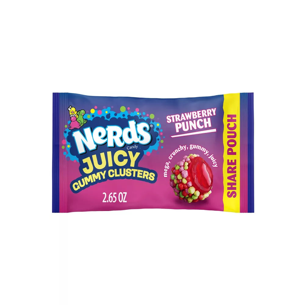 12 Pack x Nerds Gummy Clusters Juiced Share Size 75g