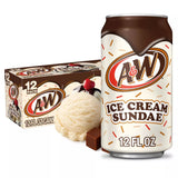 12 Pack x A&W Ice Cream Sundae Soda 355ml