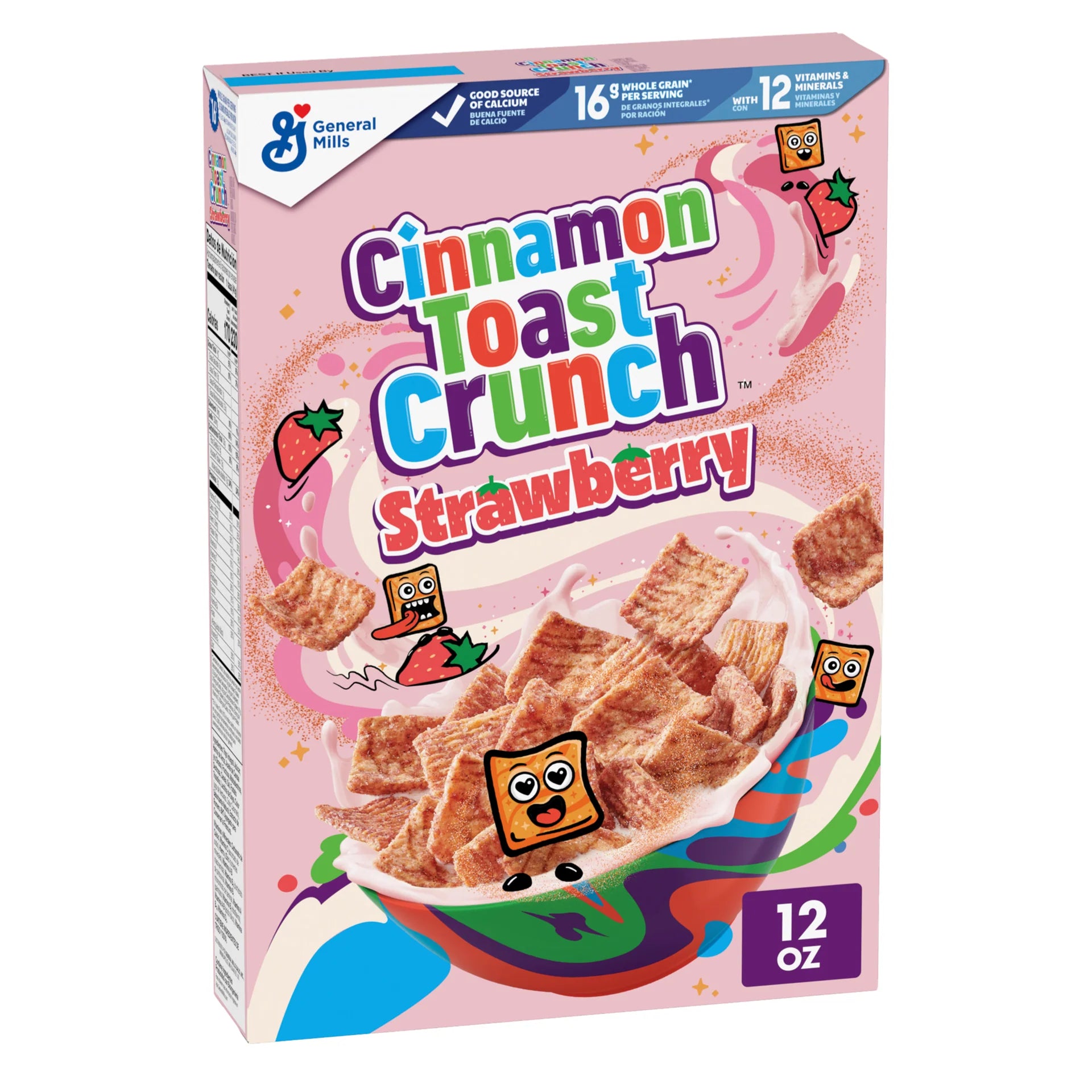 General Mills Cinnamon Toast Crunch Strawberry Cereal 340g