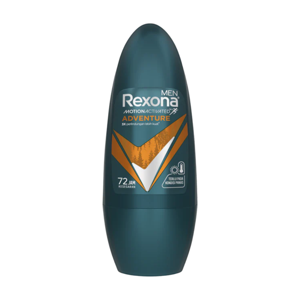 6 Pack x Rexona Men Adventure Roll On Antiperspirant Deodorant - 45ml