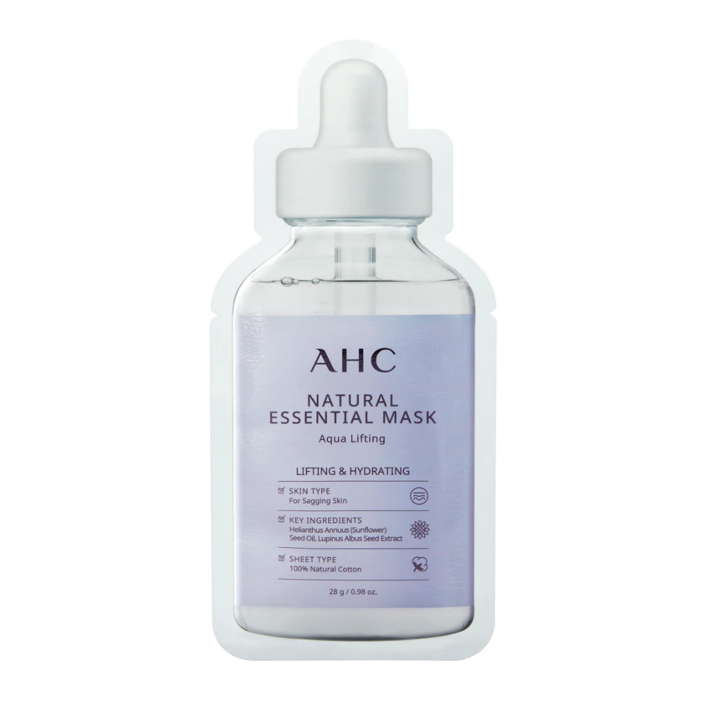 AHC Natural Essential Mask Aqua Lifting - 5 Pack x 28g