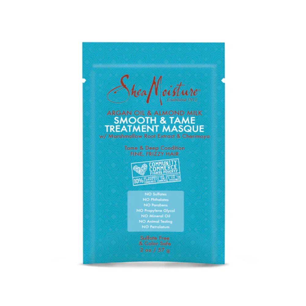 3 Pack x Shea Moisture Argan Oil & Almond Milk Smooth & Tame Treatment Masque - 57g