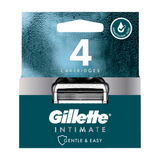 Gillette Intimate Razor Cartridges - 4 Pack