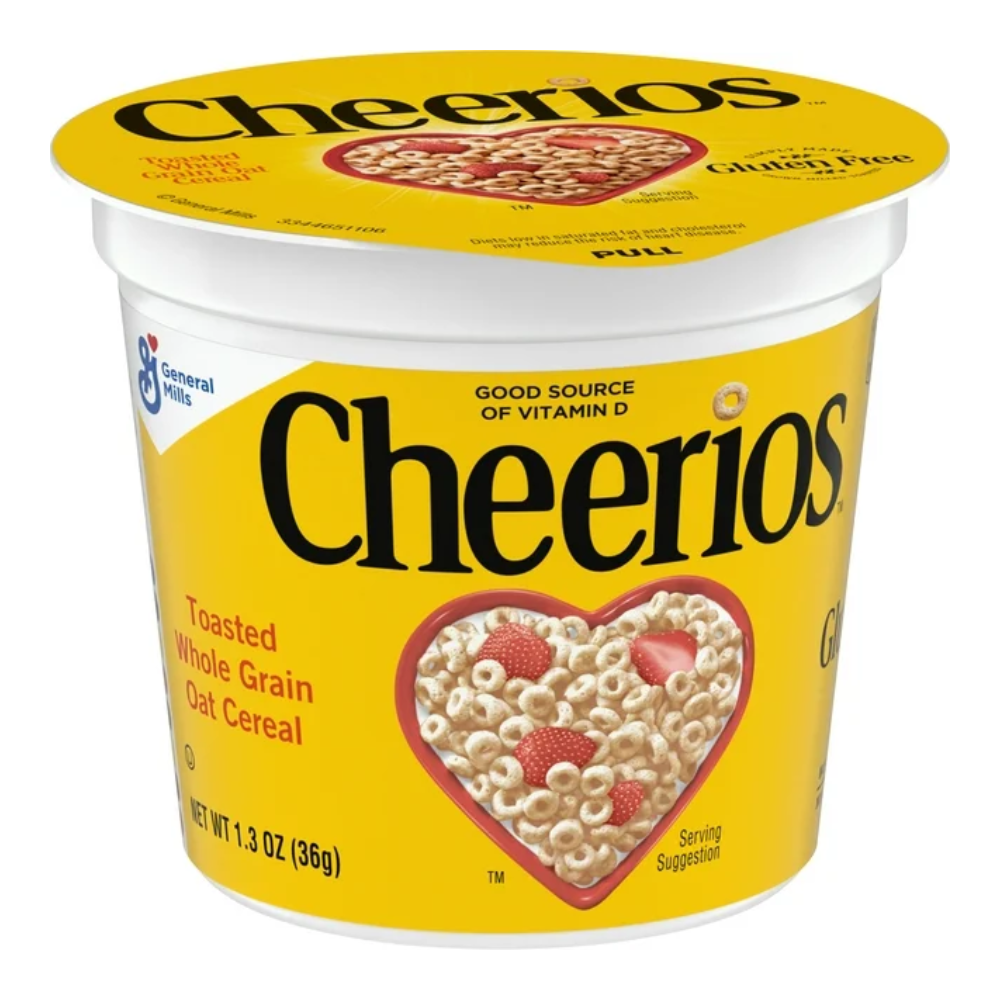 6 Pack x Original Cheerios Cereal Cup 36g