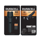 Duracell Rubber LED Flashlight - 100 Lumens