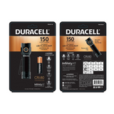 Duracell Compact Aluminium LED Flashlight - 150 Lumens