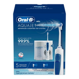 Oral B Aquajet Oral Irrigator - 1 Aquajet Counter Top System & 4 Oxyjet Nozzles