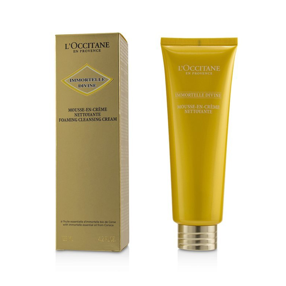 L'Occitane Immortelle Divine Foaming Cleansing Cream - 125ml