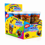 12 x Juicy Jelly Wacky Clusters Tutti Fruity Tub 150g