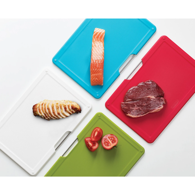 Joseph Joseph Folio 5-Piece Regular Chopping Board Set Arctic White