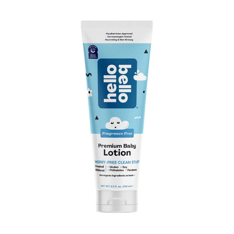 3 Pack x Hello Bello Premium Baby Lotion - Fragrance Free 250ml