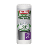 3 x Multix Recycled Tidy Bags Large - 34L - 20 Pack