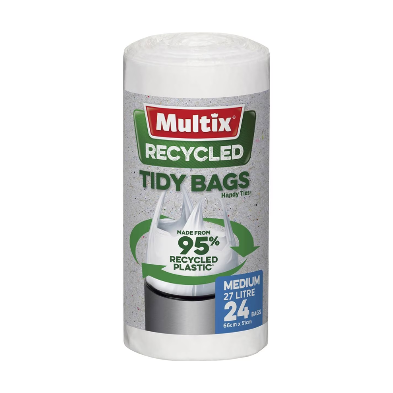 3 Pack x Multix Recycled Tidy Bags Medium - 27L (24pc)