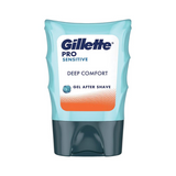 3 x Gillette Pro Sensitive Deep Comfort Gel Aftershave - 75mL