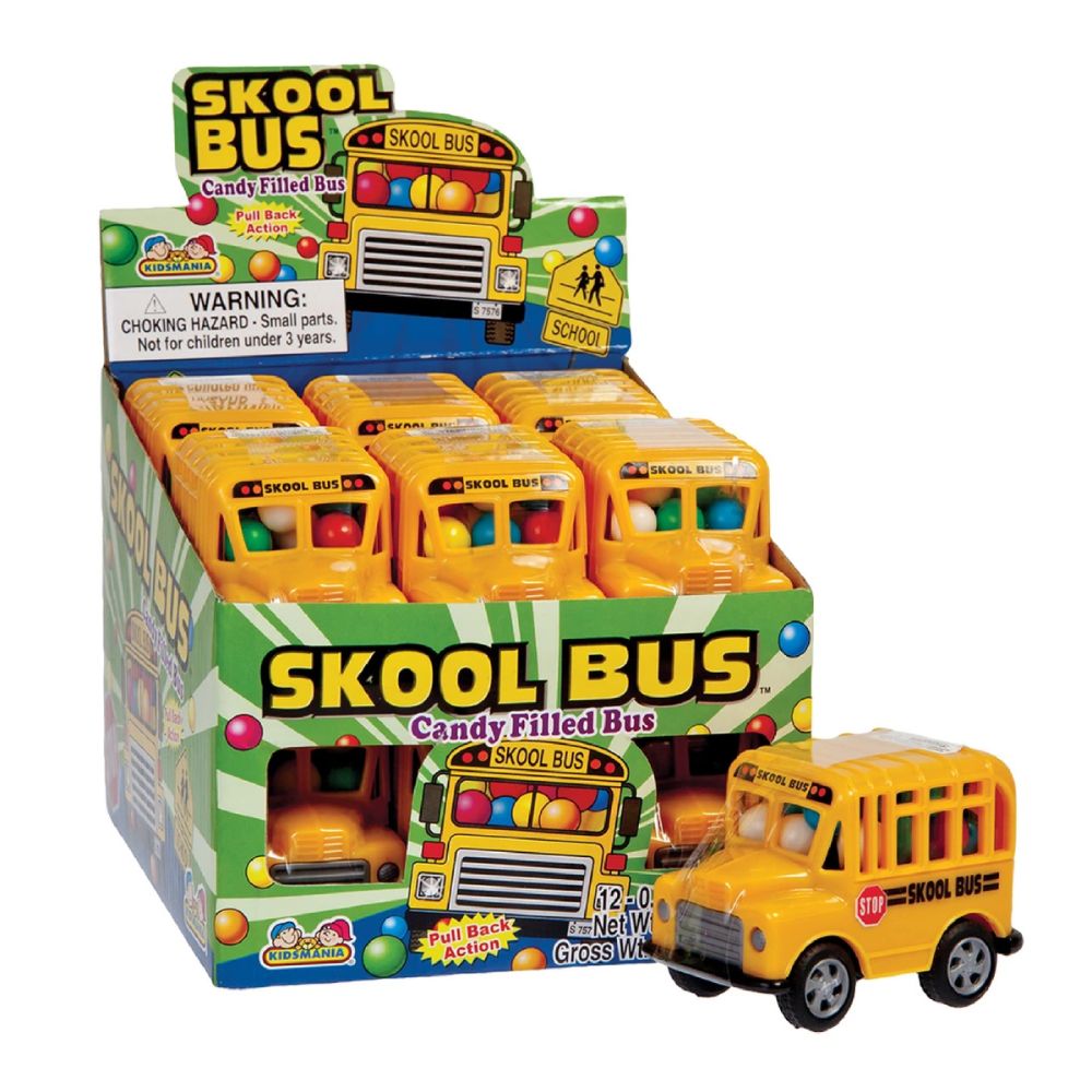 12 x Kidsmania Skool Bus 15g