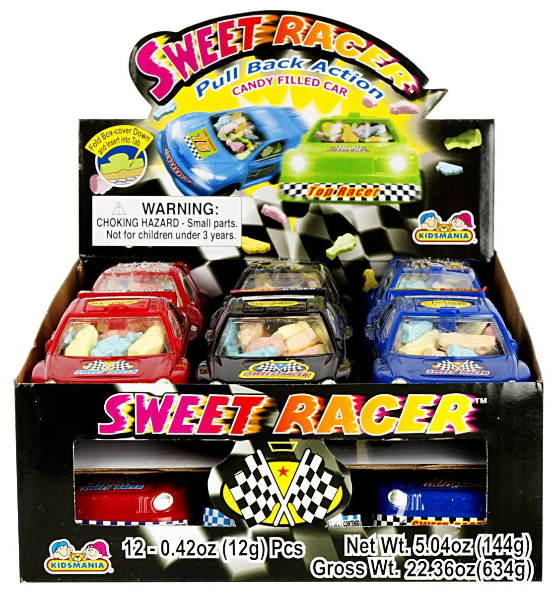 12 x Kidsmania Sweet Racer 12g