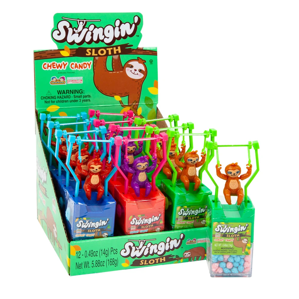 12 x Kidsmania Swingin' Sloth 14g