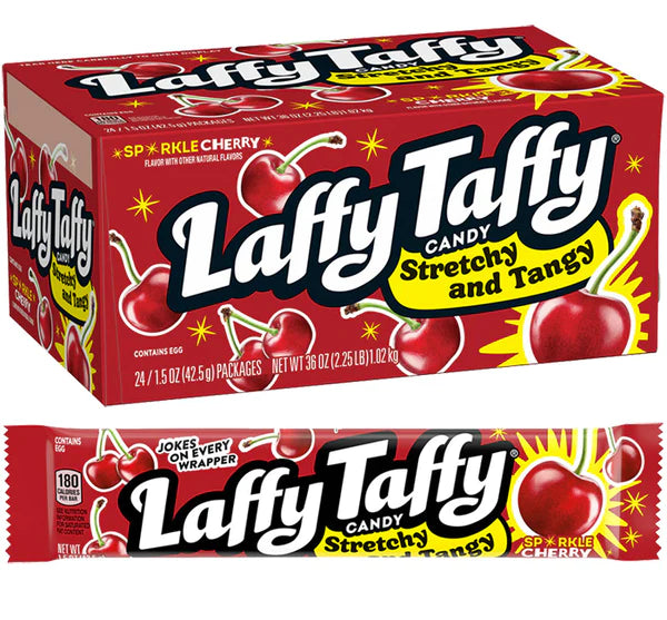 24 Pack x Laffy Taffy Sparkle Cherry 42g