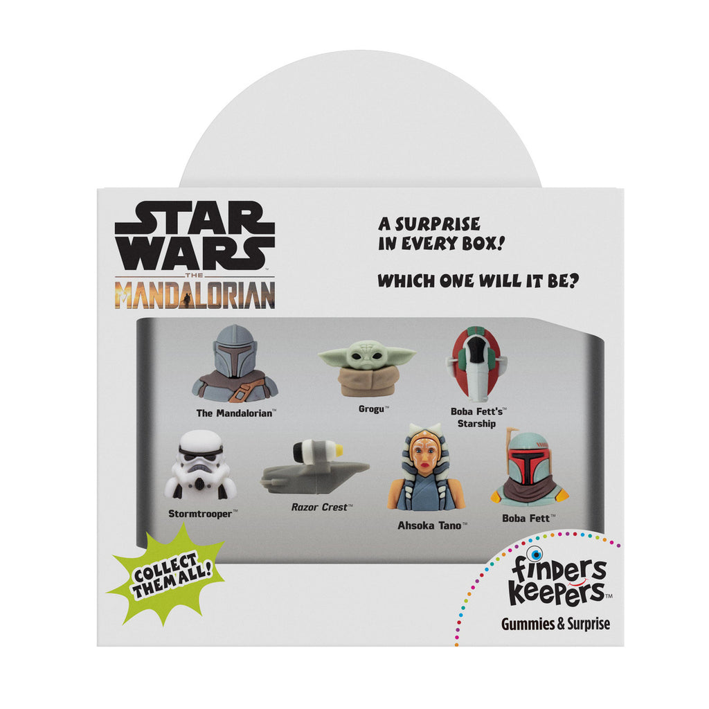 6 Pack x Star Wars Mandalorian Finders Keepers Gummies & Surprise 28g