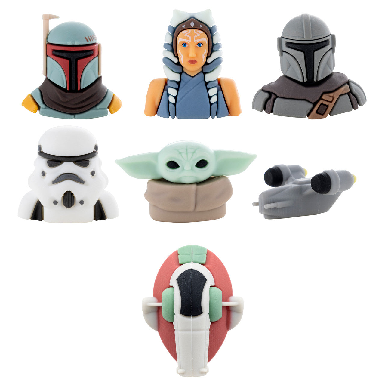 6 Pack x Star Wars Mandalorian Finders Keepers Gummies & Surprise 28g