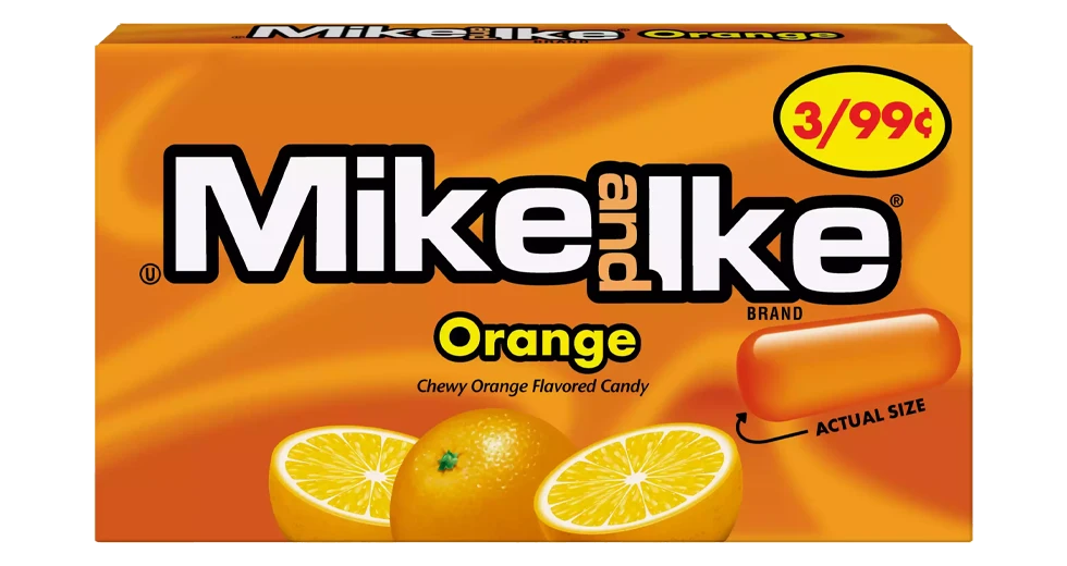 24 x Mike & Ike Mini Box Orange 22g