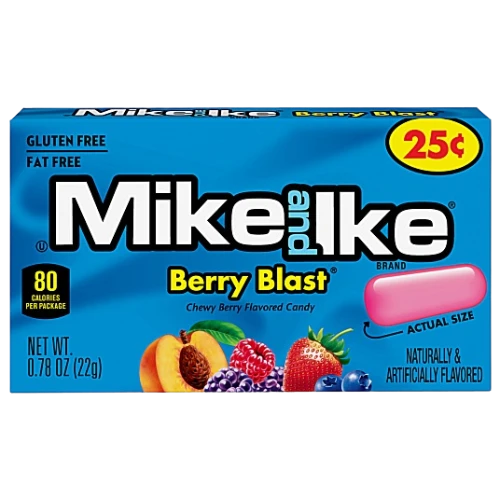 24 x Mike & Ike Mini Box Berry Blast 22g
