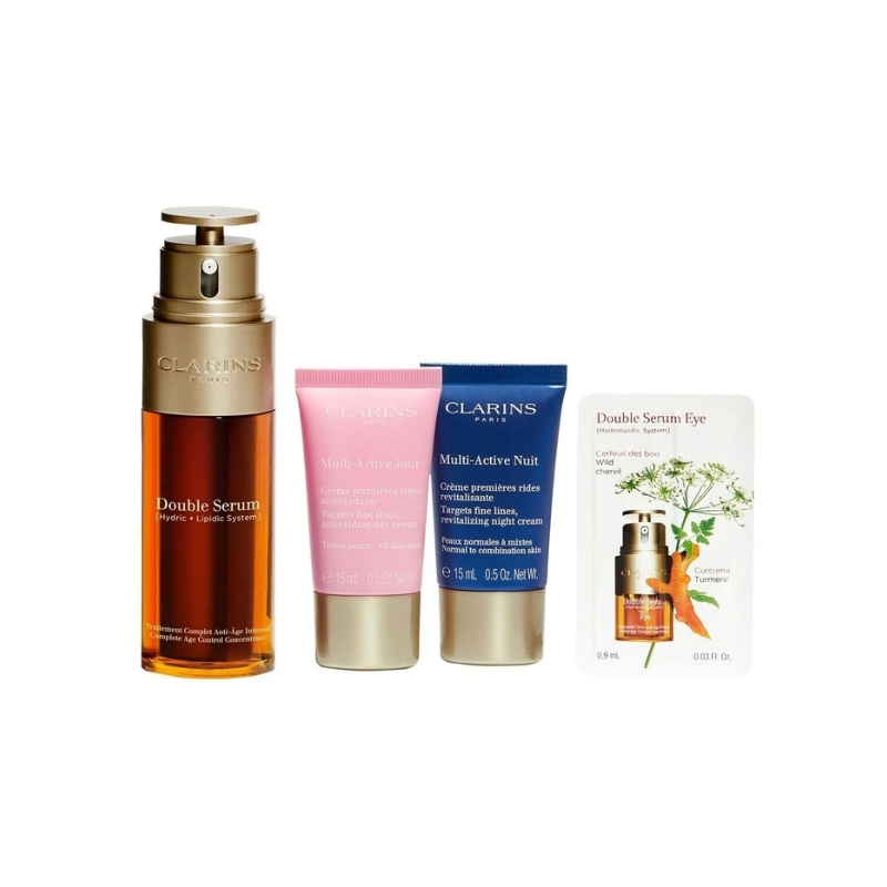 Clarins Double Serum & Multi-Active Age Defying Set