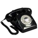 GPO 746 Rotary Telephone - Black - Damaged Box