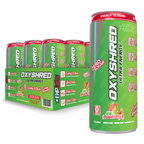 12 Pack x EHP Labs Oxyshred Ultra Energy RTD 355ml - Kiwi Strawberry