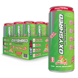 12 Pack x EHP Labs Oxyshred Ultra Energy RTD 355ml - Kiwi Strawberry