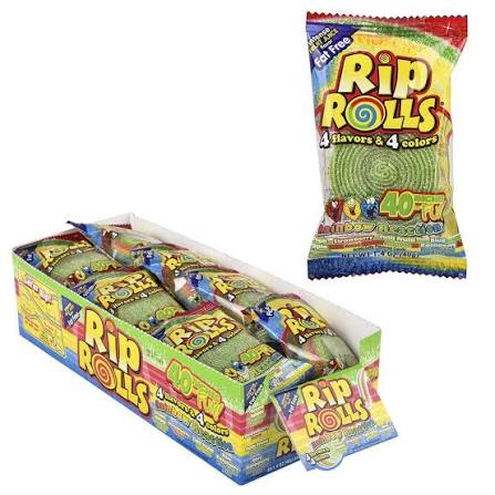 24 x Rip Rolls Rainbow Reaction 40g