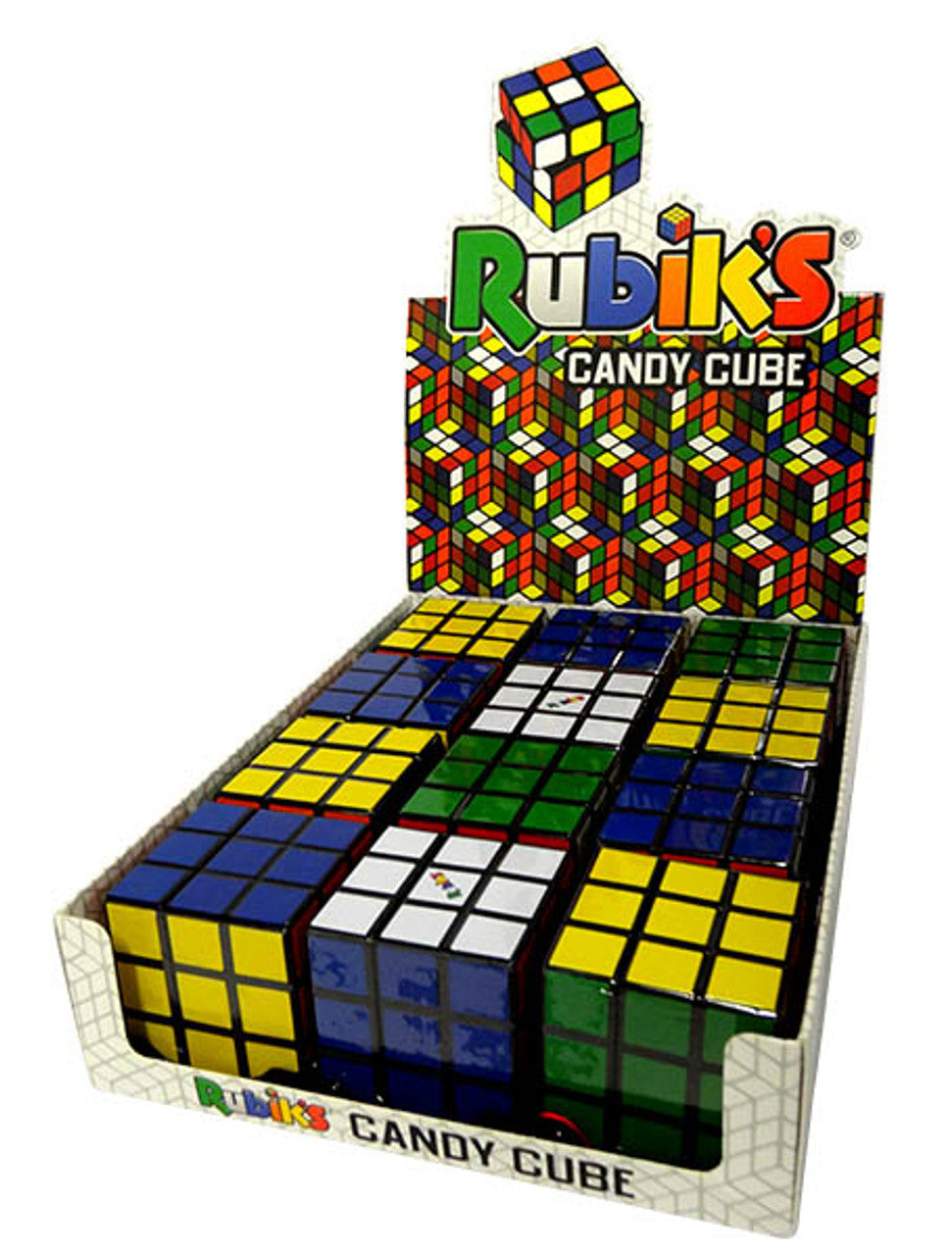 12 x Rubik's Candy Cube Tin 42g