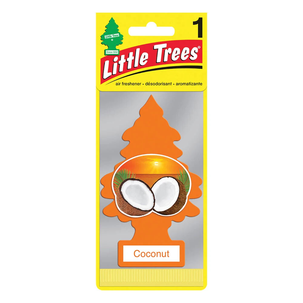 2 Pack x Little Trees Air Freshener - Coconut
