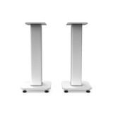 Kanto SX22W 22" Tall Fillable Speaker Stands with Isolation Feet - Pair, White