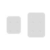 Kanto SX22W 22" Tall Fillable Speaker Stands with Isolation Feet - Pair, White