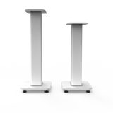 Kanto SX22W 22" Tall Fillable Speaker Stands with Isolation Feet - Pair, White