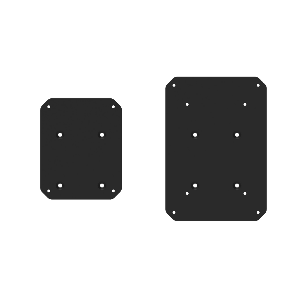 Kanto SX22 22" Tall Fillable Speaker Stands with Isolation Feet - Pair, Black
