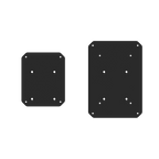 Kanto SX22 22" Tall Fillable Speaker Stands with Isolation Feet - Pair, Black
