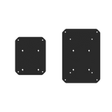 Kanto SX22 22" Tall Fillable Speaker Stands with Isolation Feet - Pair, Black