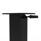 Kanto SX22 22" Tall Fillable Speaker Stands with Isolation Feet - Pair, Black