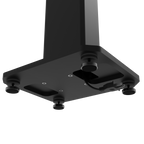 Kanto SX22 22" Tall Fillable Speaker Stands with Isolation Feet - Pair, Black