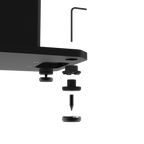 Kanto SX22 22" Tall Fillable Speaker Stands with Isolation Feet - Pair, Black
