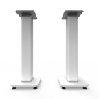 Kanto SX26W 26" Tall Fillable Speaker Stands with Isolation Feet - Pair, White