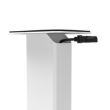 Kanto SX26W 26" Tall Fillable Speaker Stands with Isolation Feet - Pair, White