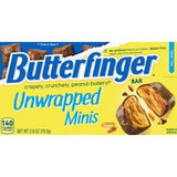9 x Nestle Butterfinger Unwrapped Minis Theatre Box 79g
