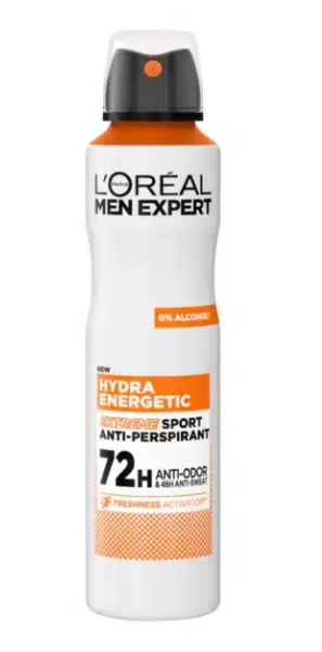 6 Pack x L'Oréal Men Expert Hydra Energetic Extreme Sport Antiperspirant 250mL