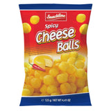 20 Pack x EU Snackline Spicy Cheese Balls Corn Snack 125g